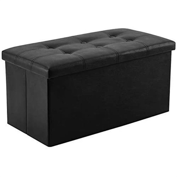 Folding Leather Storage Ottoman Wholesale