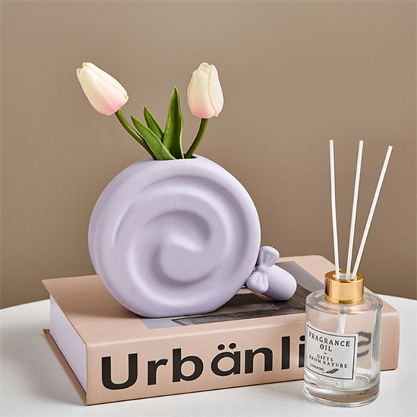Simple Lollipop Ceramic Vase Wholesale