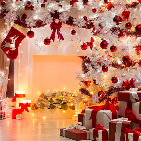 Glitter Christmas flowers wholesales