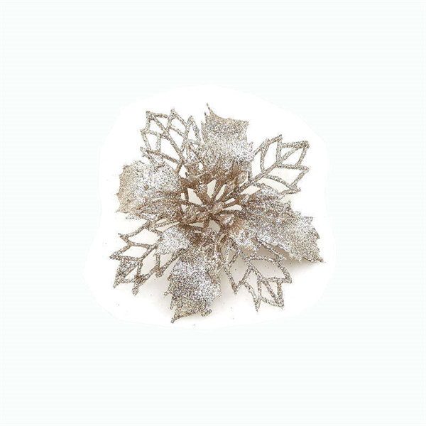 Glitter Christmas flowers wholesales