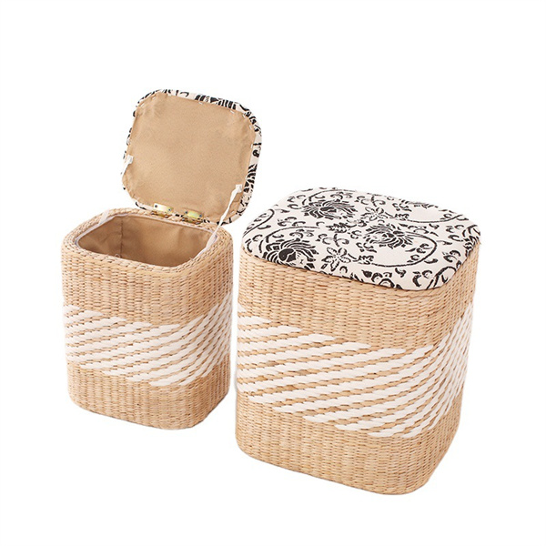 Rattan Storage Ottoman Distributor