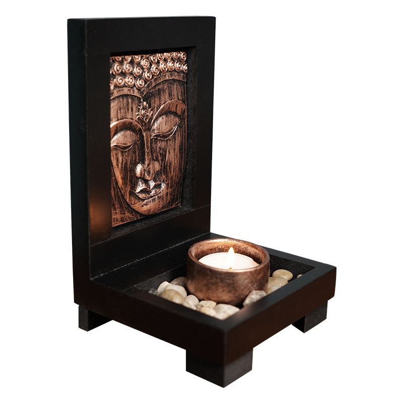 Wholesale Resin Budda Candle Holder