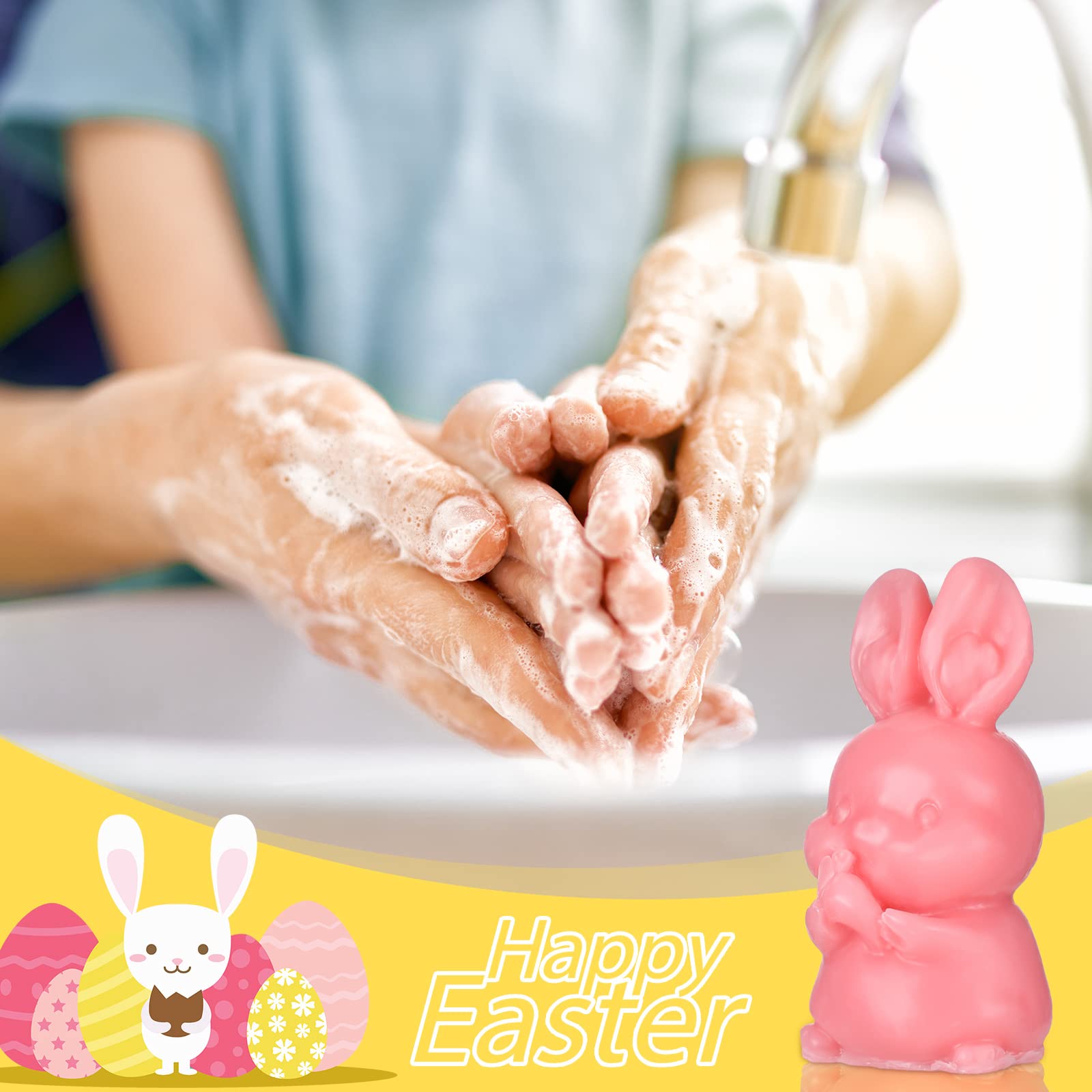 Easter Bunny Shaped Soap Custom