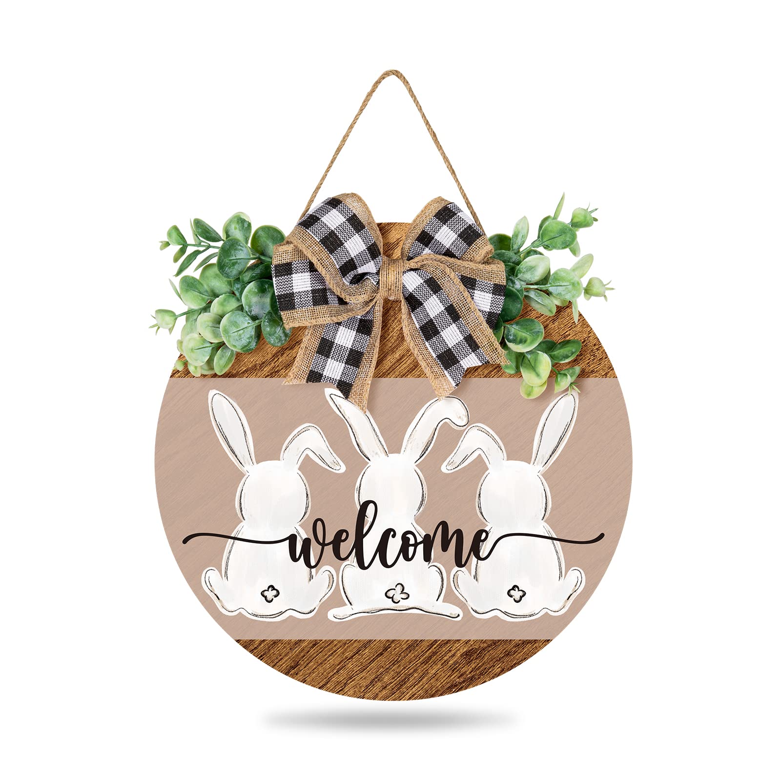 Hanging Wooden Bow Easter Supplier
