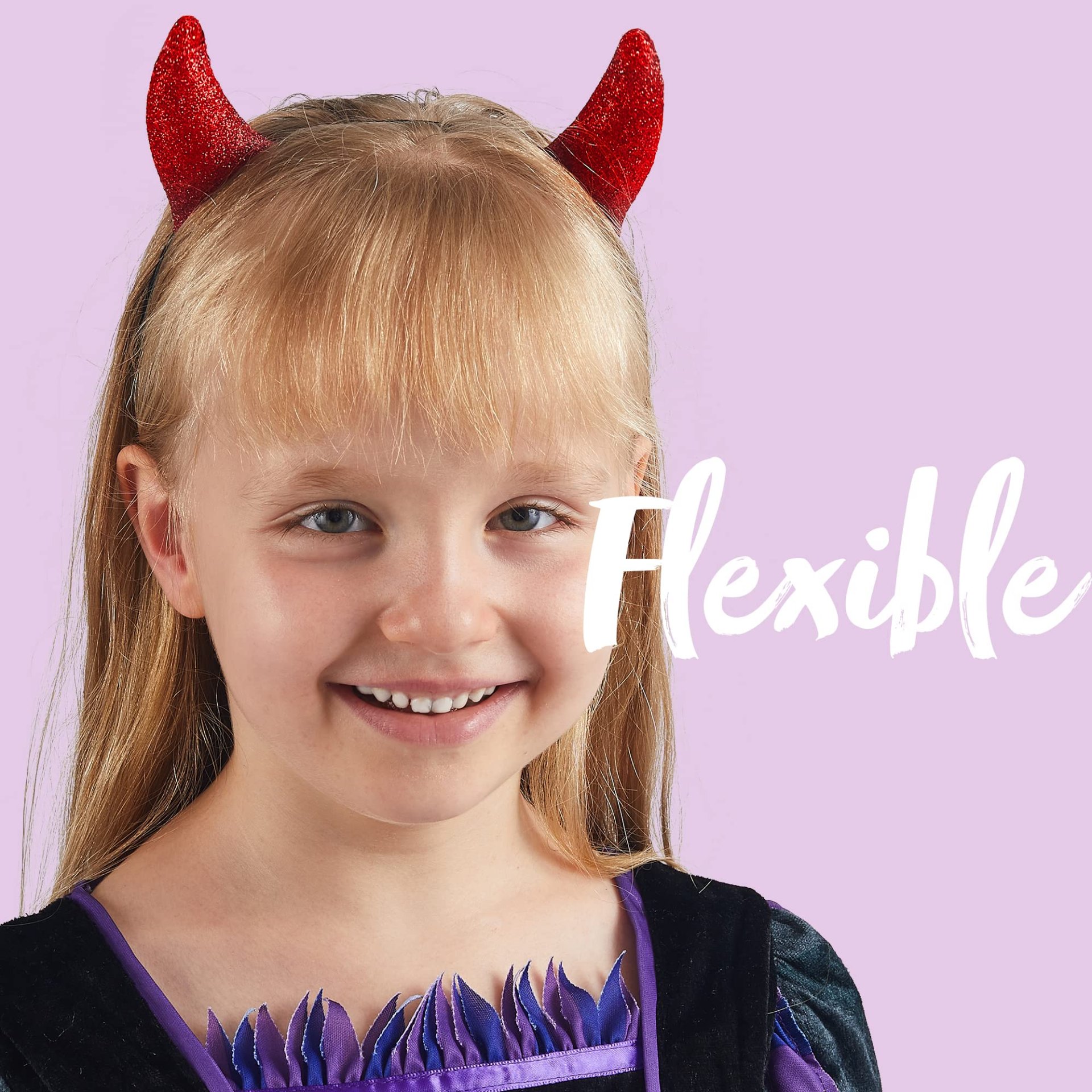 ODM Halloween Red Devil Headband 4