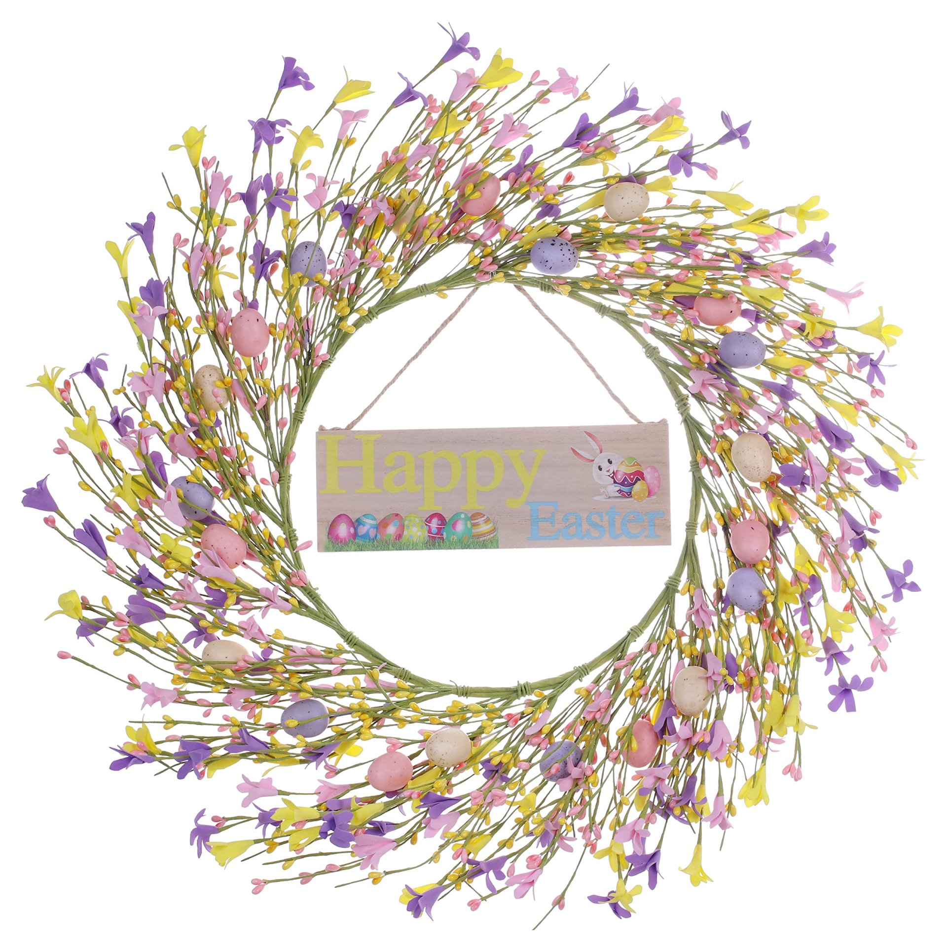 Colorful Jasmine Easter Wreath OEM
