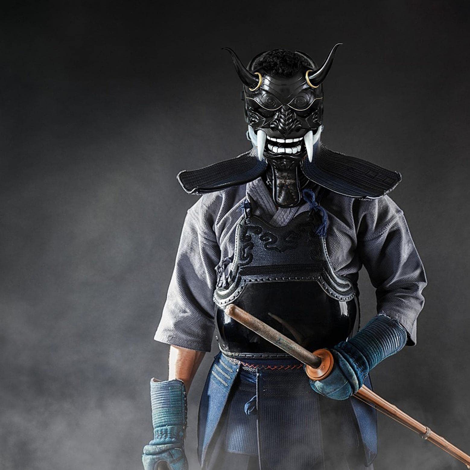 Ghost Samurai Latex Mask OEM