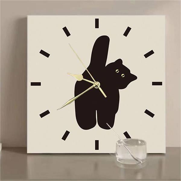 ODM Cat Silent Clock (7)