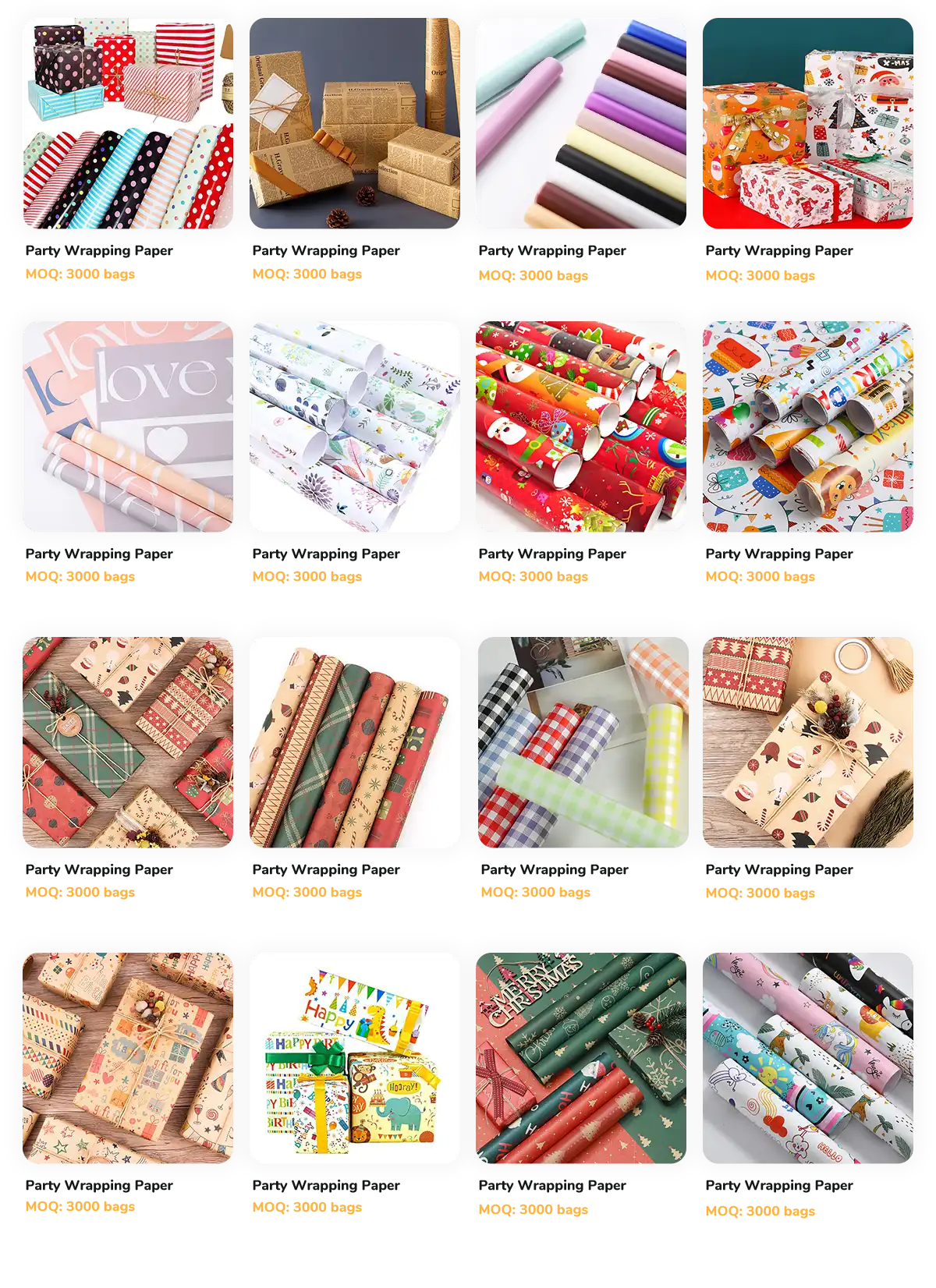 5.Party Wrapping Paper