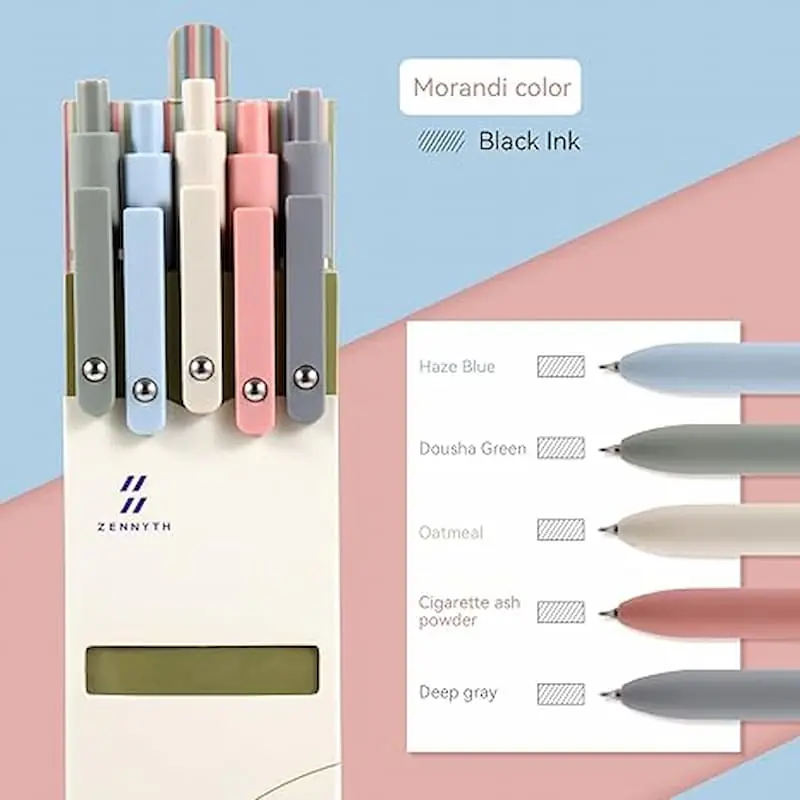 5 Pcs 0.5mm Black Ink Pens (1) 2025030602502726