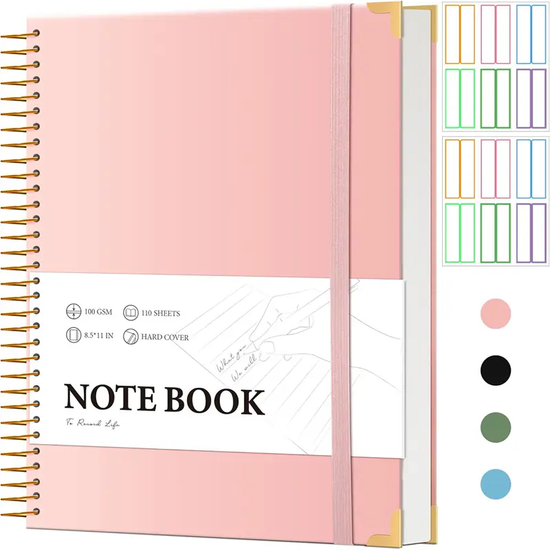 8.5“ x 11” Pink Collegiate Notebook Supplier (4) 2025022809323211