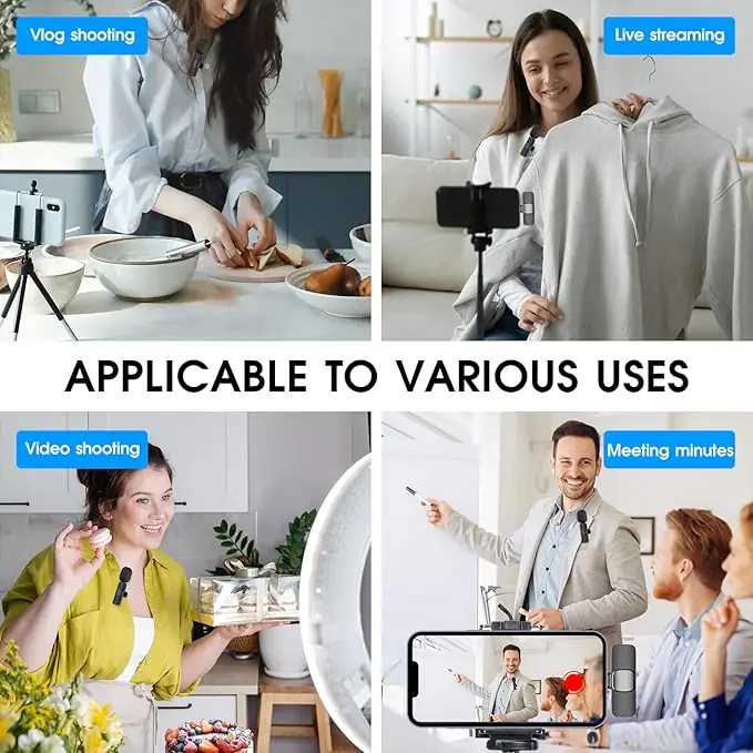 2.4G Unlimited Lavalier Microphone (4) 2025050810481546