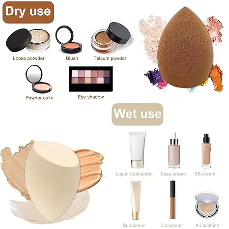 12 Piece Professional Cosmetic Sponge Set (1) 2025060402545320