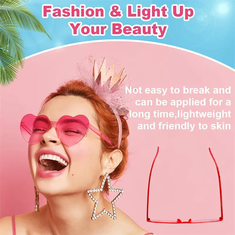 Hot Heart Sunglasses in Gradient Colors Wholesale Supplier-2