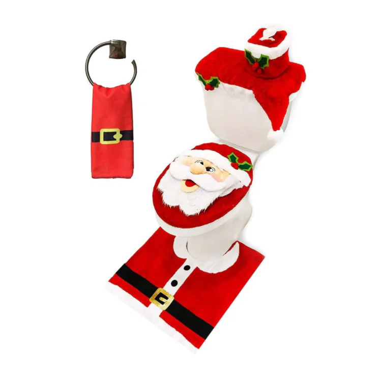 5PC Christmas Bathroom Decor Set (1) 2025121708520495