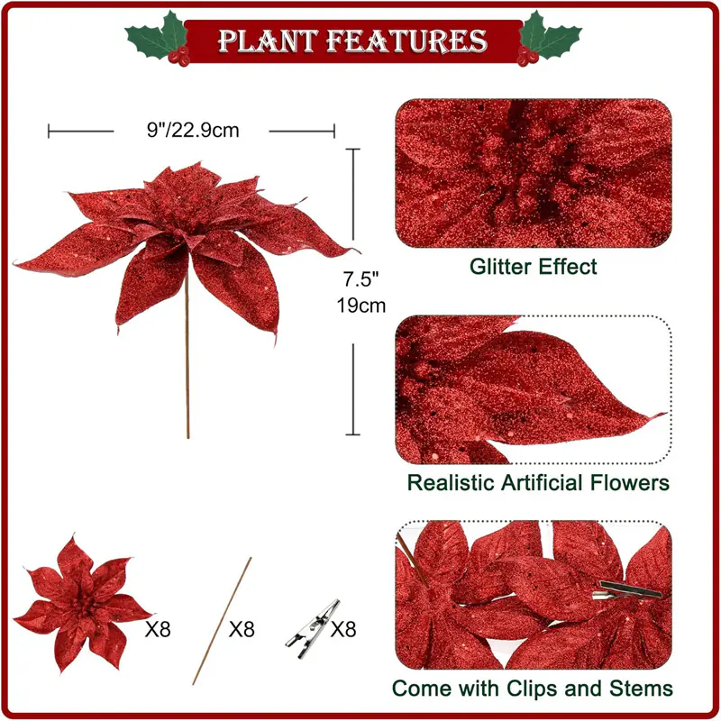 Christmas Artificial Flower c2 2025123007033364