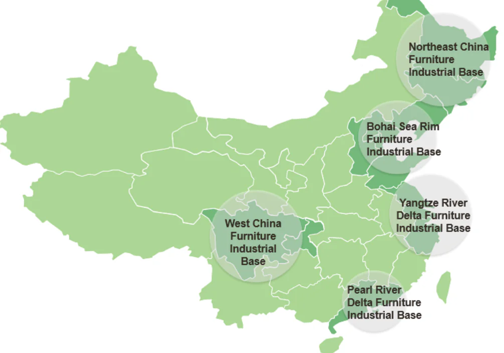 China Furniture Manufacturing Clusters