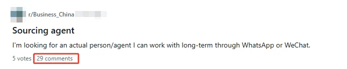 post on Reddit